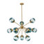 Lustre sphérique spoutnik 12 lumières Art Deco-1199518897