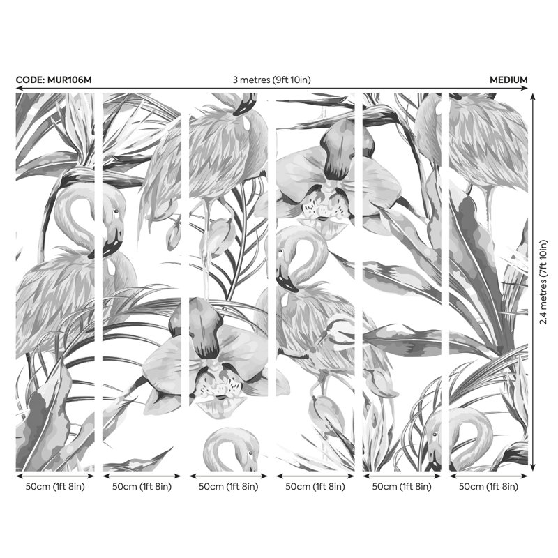 Cooksville Matte Wall Mural, 240 cm L x 300 cm W