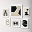 Neutral Shapes  - set of 6  by 1x Studio, Urban Road Framed Wall Art Prints-61825531-61825530