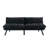 70.9" Upholstered Convertible Reclining Futon Sofa Bed with Adjustable Armrests-1057373610