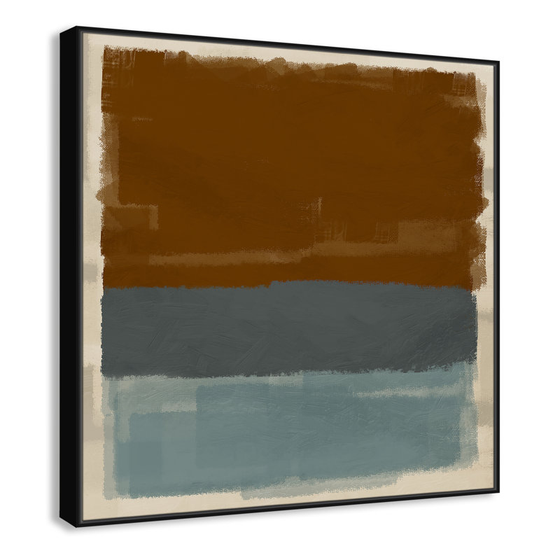 «Turbulent Honesty Square Version Print» par Marcus Prime, Noir, H 46,5 po x l 46,5 po