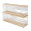 Display Case for Collectibles Acrylic Display Box Wooden Showcase-126302364