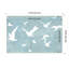  Tableau d'affichage encadré en tissu, Silhouettes in Flight I par Jennifer Goldberger