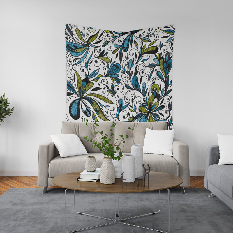 Tapisserie murale, H 80 po x l 68 po