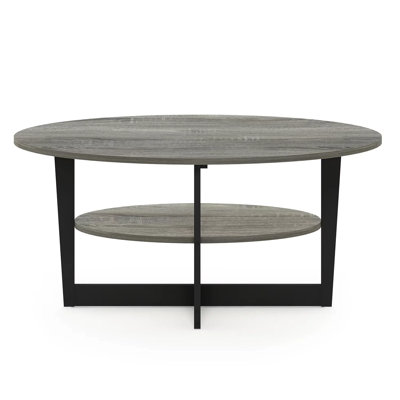 Yalim Sled Oval Coffee Table with Storage