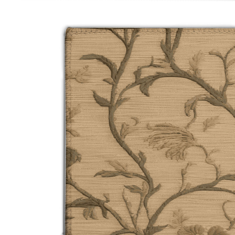 Tapis beige français d'intérieur et d'extérieur, Rectangulaire 2 pi x 3 pi