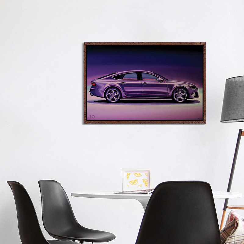 Audi RS7 2013 by Paul Meijering - Floater Frame Print on Canvas
