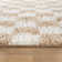 Beige Block Shag Rug – Medium Pile, Soft Texture, Kid & Pet Friendly