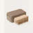 Caramel Brown Leather Jewellery Box - Exquisite Lychee Pattern, One Decoration, One Bag, Card Style Storage