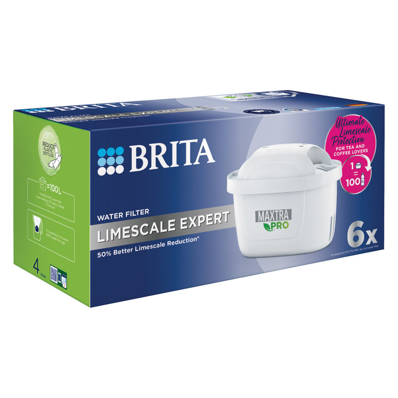 2.4L Marella Water Filter Jug with 5 Cartridges White