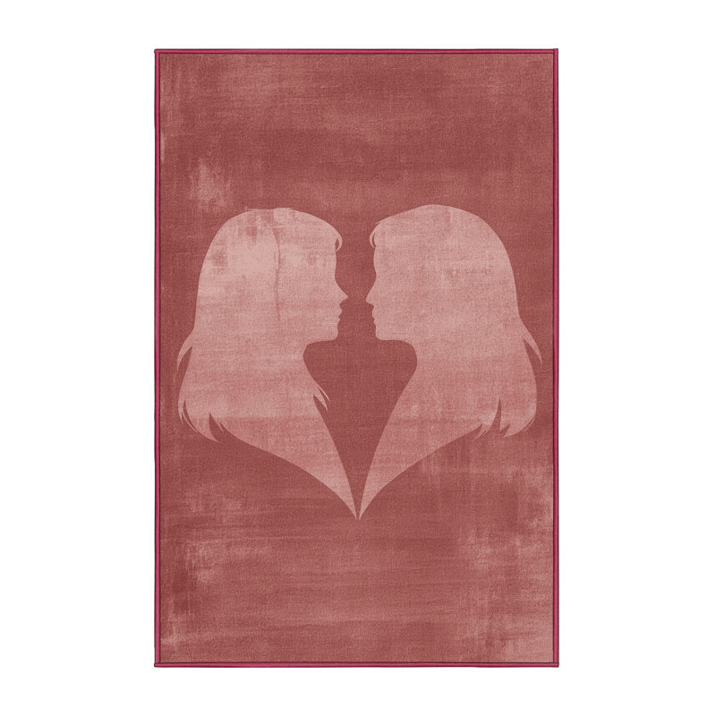 Tapis moderne et contemporain Balbo Valentines, 5 x 8