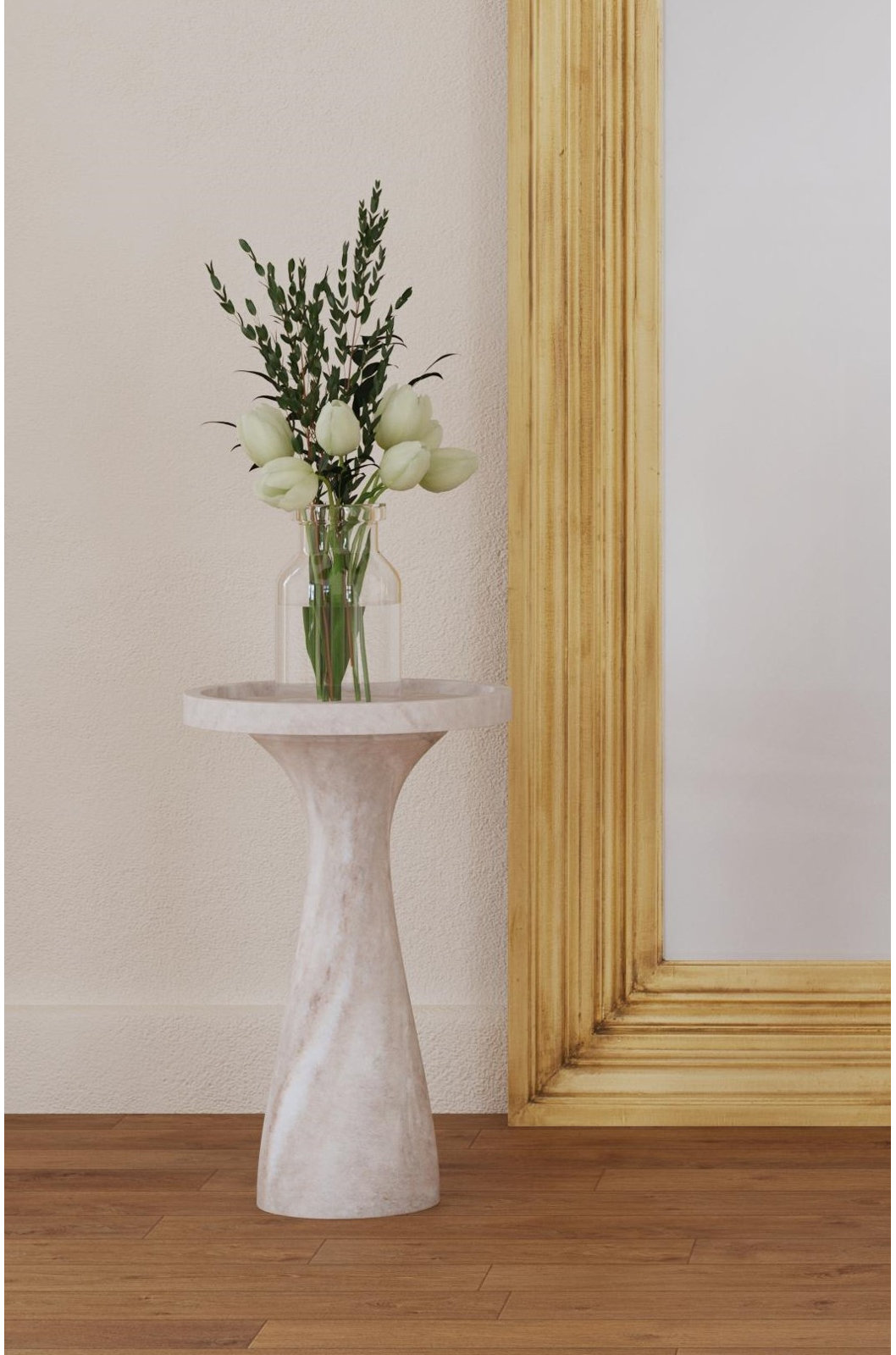 Harper Plant Stand, Beige