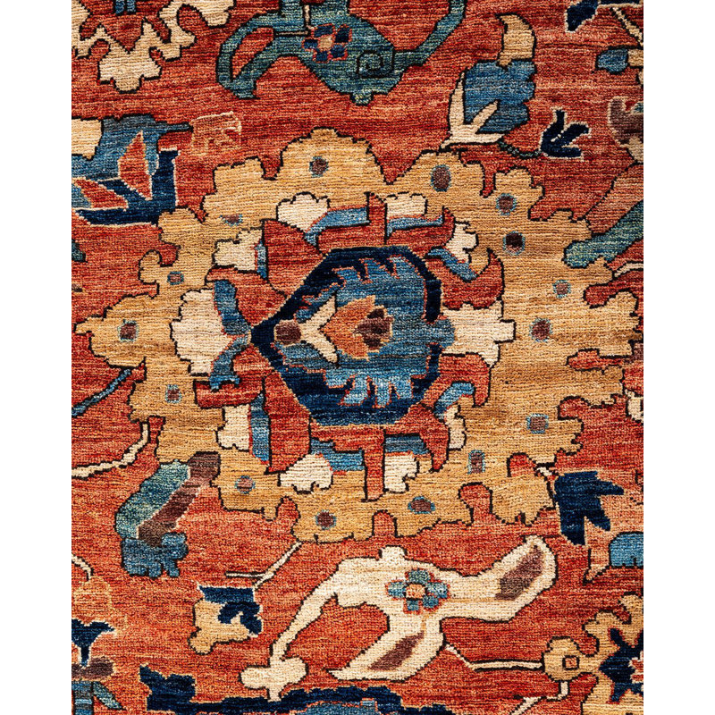 Serapi One-of-a-Kind 7' 11" X 9' 11" Hand Knotted Area Rug