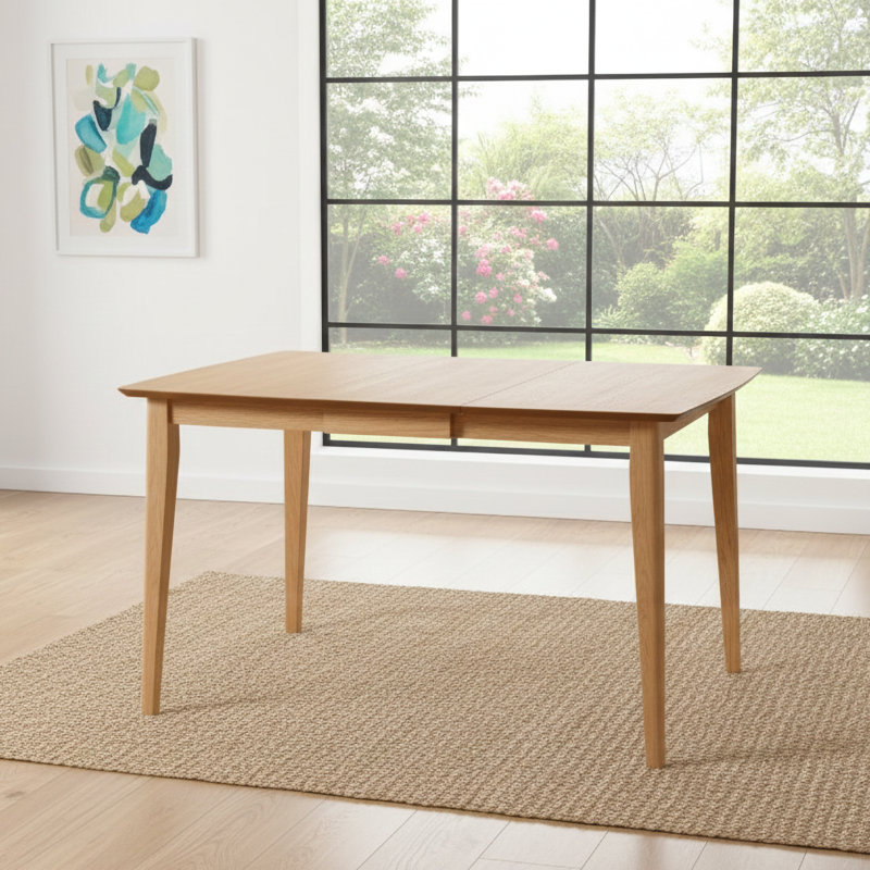 Bodie Extendable Solid Wood Base Dining Table