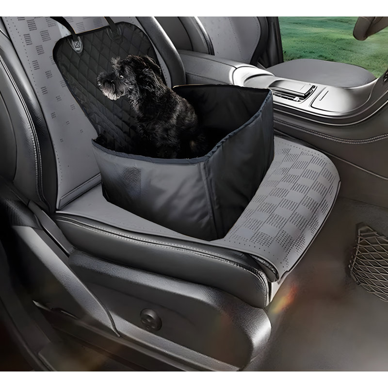 Siège d'auto en polyester Puppy, Noir
