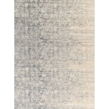 Canterbury Abstract Area Rug in Cream