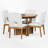 4 - Person Extendable Dining Set-348883213-348883210