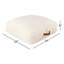 Housse et insert de coussin carré Rosalina