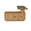 Bureau de direction en L de 63 po avec armoire de rangement Adalae-44176677