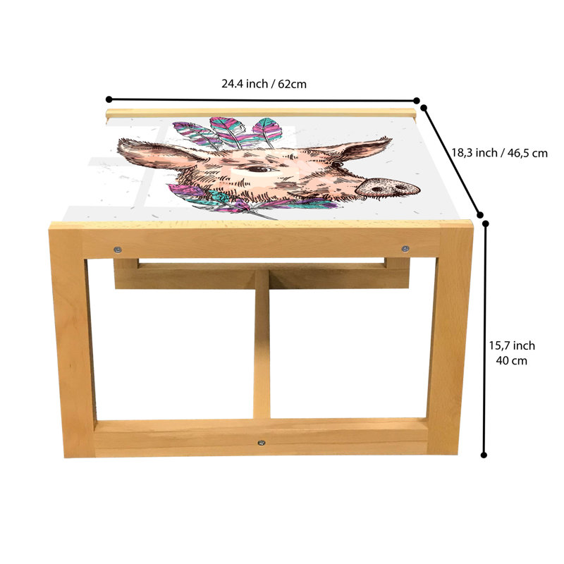 Iren Sled Coffee Table, 62cm H x 46cm W x 40cm D