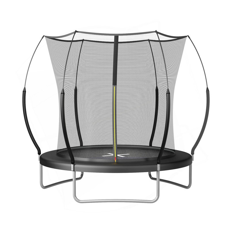 6FT Springfree no Gap Trampoline, 59" H x 96" W, Black