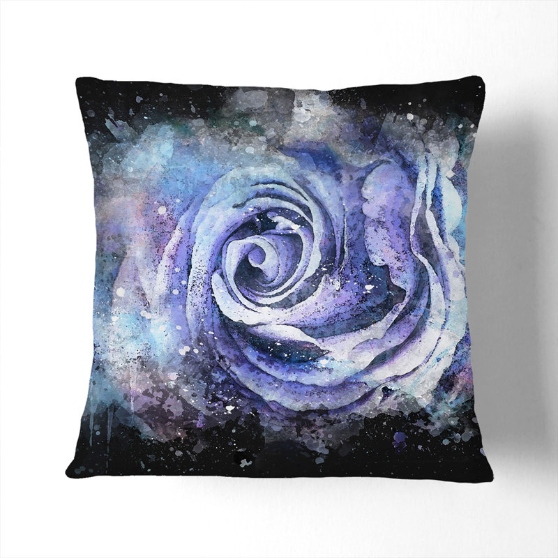 Square Throw Cushion, 40cm H x 40cm W x 15cm D, Black