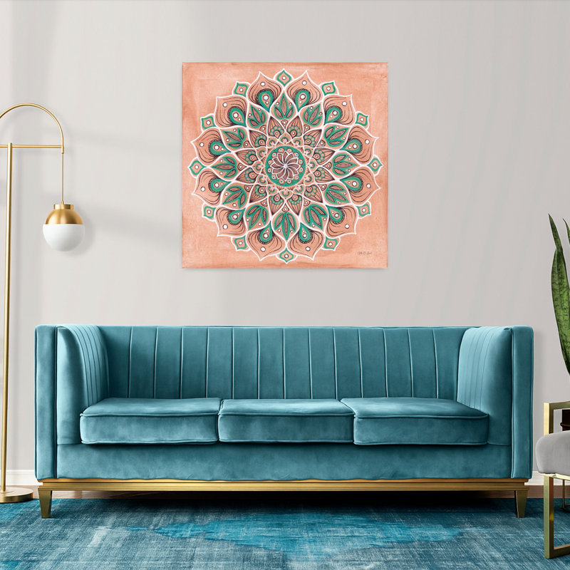 Spirale mandala, H 36 po x l 36 po