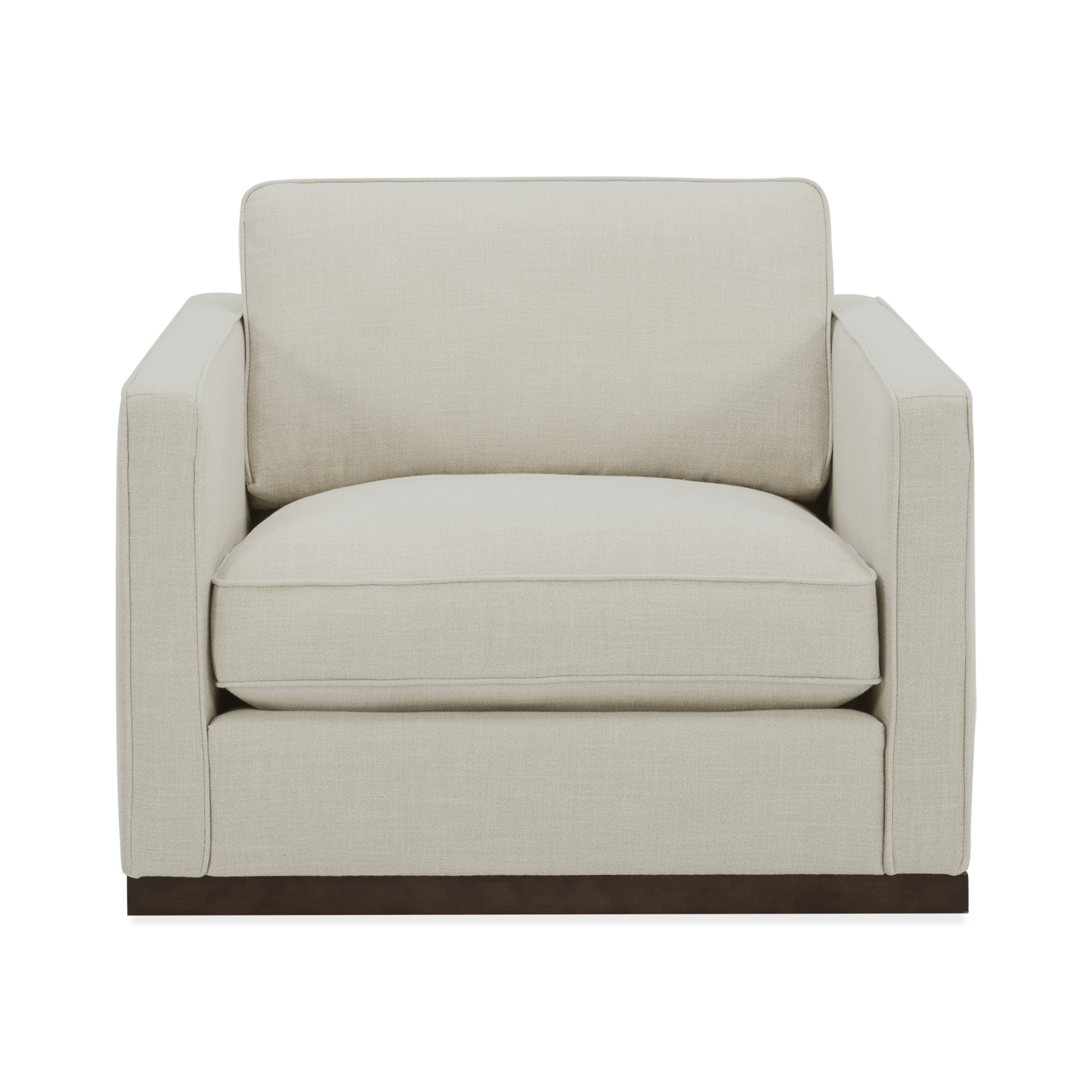 Bobbi 3 Piece Upholstered Living Room Set, Effie Linen Performance Linen