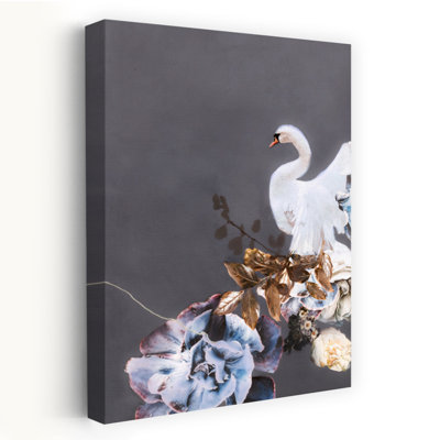 Art urbain contemporain Swan Gold 2