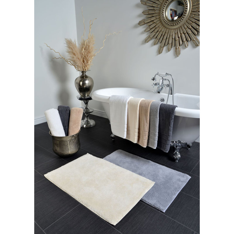 Askey Hotel Deep Pile Bath Mat, Cream