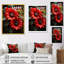 Fleurs de tournesol rouges - tournesols, art mural-810848836-1034779382