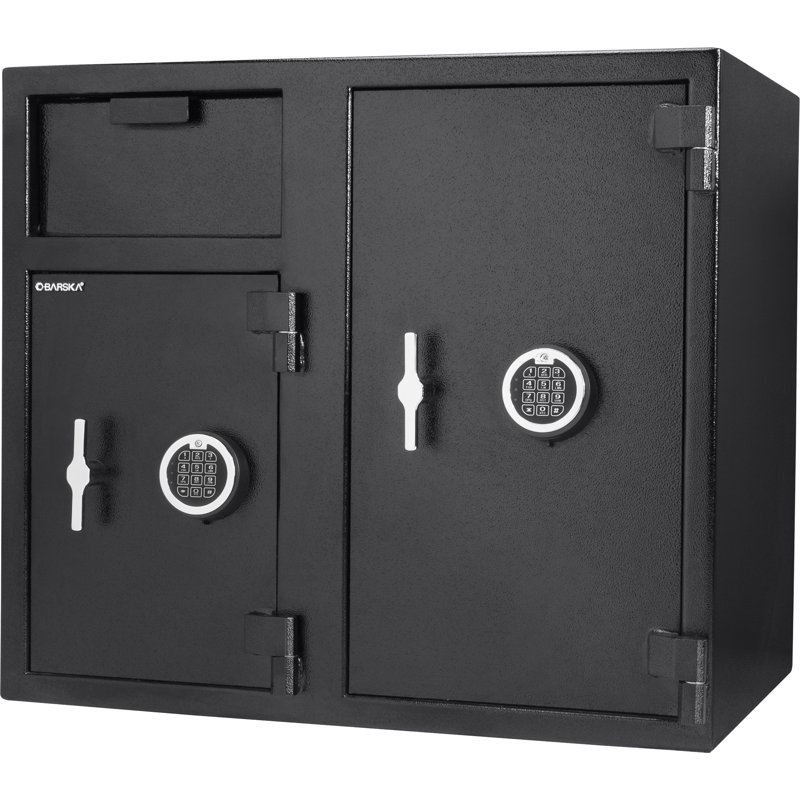 2.58/4.68 CUBIC FT TWO LOCK KEYPAD DEPOSITORY SAFE