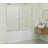 Illume 64 in. x 58.25 in. Fully Frameless Hinge Bathtub Door-58086502