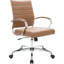 Fauteuil de bureau en cuir LeisureMod Benmar-134287258