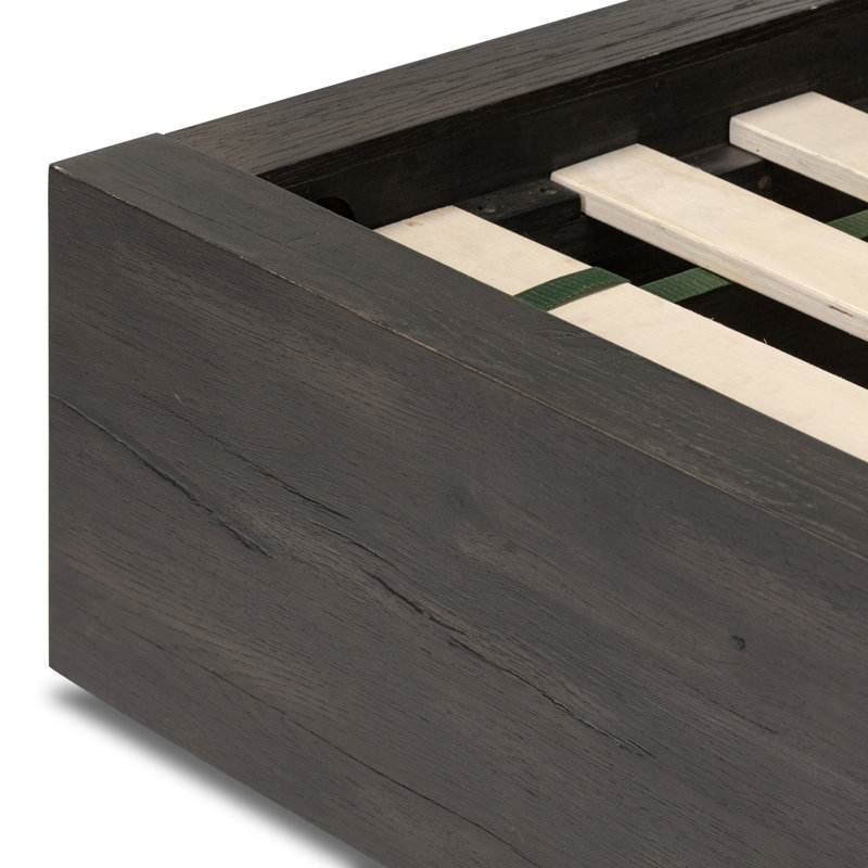 Leo Bed-Smoked Black-Queen, King, Smoked Black