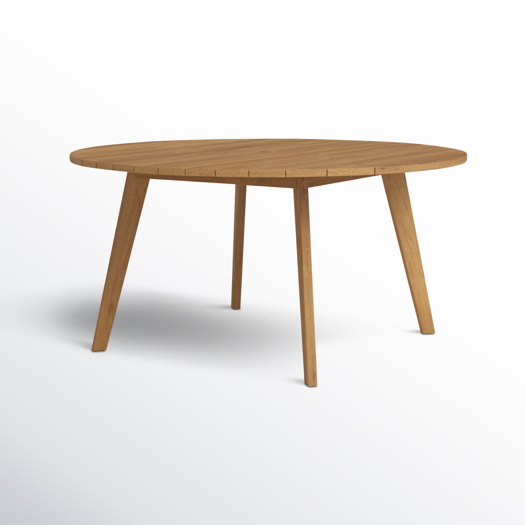 Knightly Round Outdoor Dining Table , 60'' in. W 60'' in. D AllModern