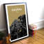 Havana City Map - No Frame Print-701250455