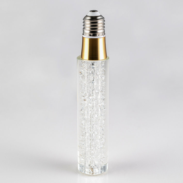 Starry LED Solid Crystal-Style Glass Bulb, 3000K Warm White, E26/27 Medium Base Bulbs (Base not included)