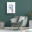 Art mural sur toile tendue - «Luminous Drift» par Amy Tieman pour la décoration de salon, de chambre à coucher ou de bureau - 18 x 24
