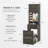 Small Makeup Vanity Set with LED Lights-1715336666