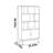 Large capacity storage bookcase