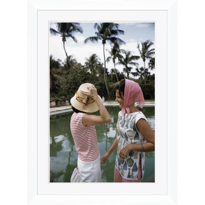 Getty Images, "Lily Pulitzer & Florence 'Flo' Pritchett Smith", Slim Aarons, January 1, 1961 (Print Only) Photographic Print by Slim Aarons