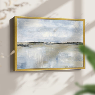 Across the Meadow -Framed Print - Restickable