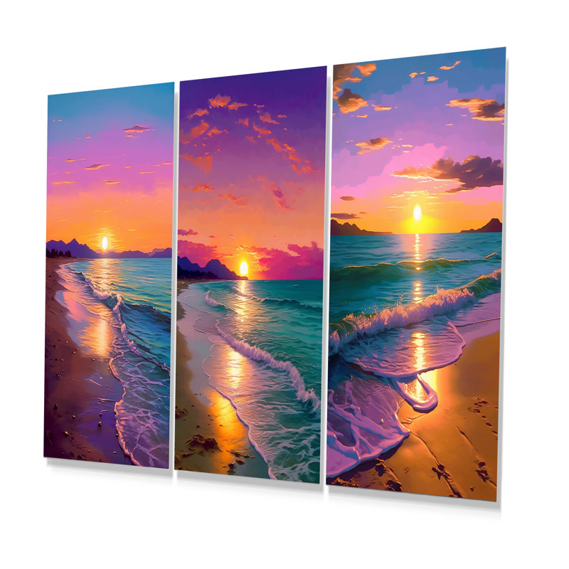 Ensemble de salon Sunset Harmony Coastal Serenity I, H 32 po x l 48 po