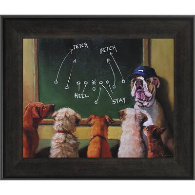 Game Plan' Framed Acrylic Painting Print -  Propac Images, 46725