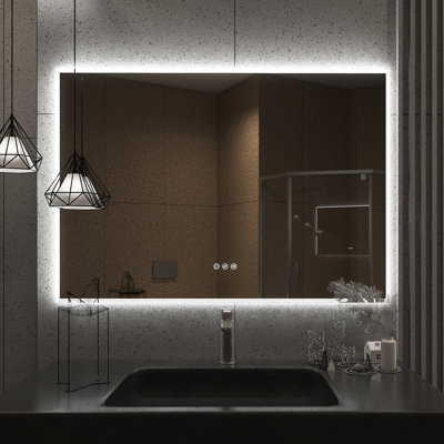 Ceilean 40 po X P 28 po Miroir de salle de bain mural H