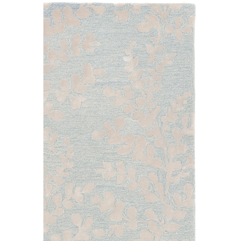 Tapis bleu / beige Glamour 542, Rectangulaire 3 pi x 5 pi