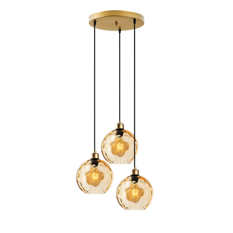 Sheen Chandelier, Gold, Yellow