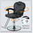 Classic Reclining Barber Chair With Heavy Duty Hydraulic Pump, 360° Rotation, And High-Load Capacity For Salon Use