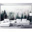 Murale Defaria Misty Forest Nature Mountain-1265815996